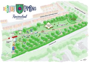 plattegrond camping Roosendaal